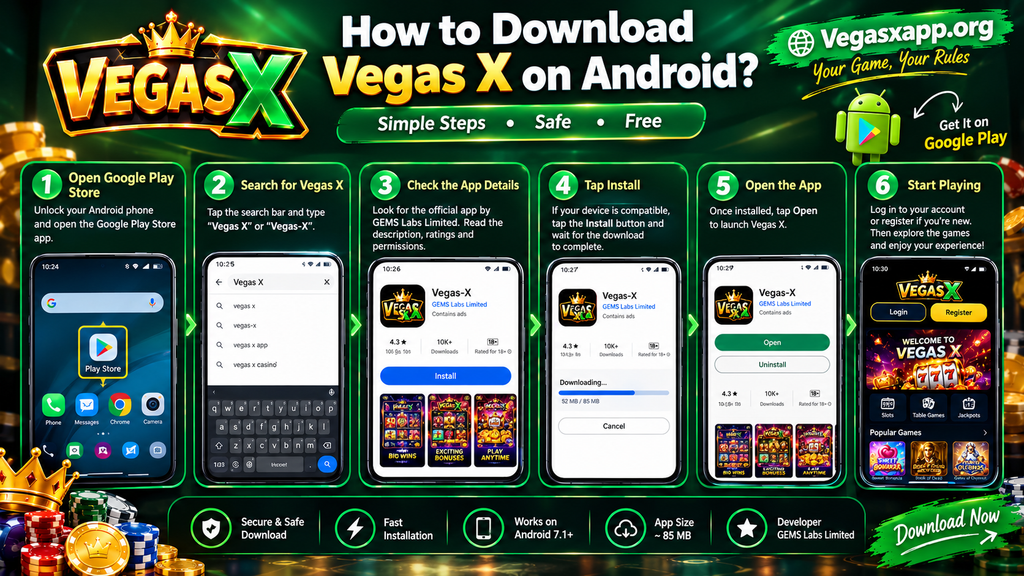 Vegas X App Download for Android